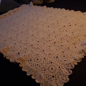 Granny Square Crochet Throw Blanket.